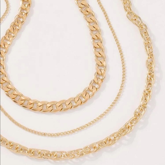 ¥18k Multiplayer Gold Neckalce - Picture 4 of 4